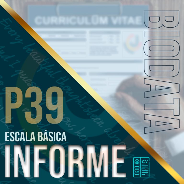 portada informe biodata escala básica promoción 39
