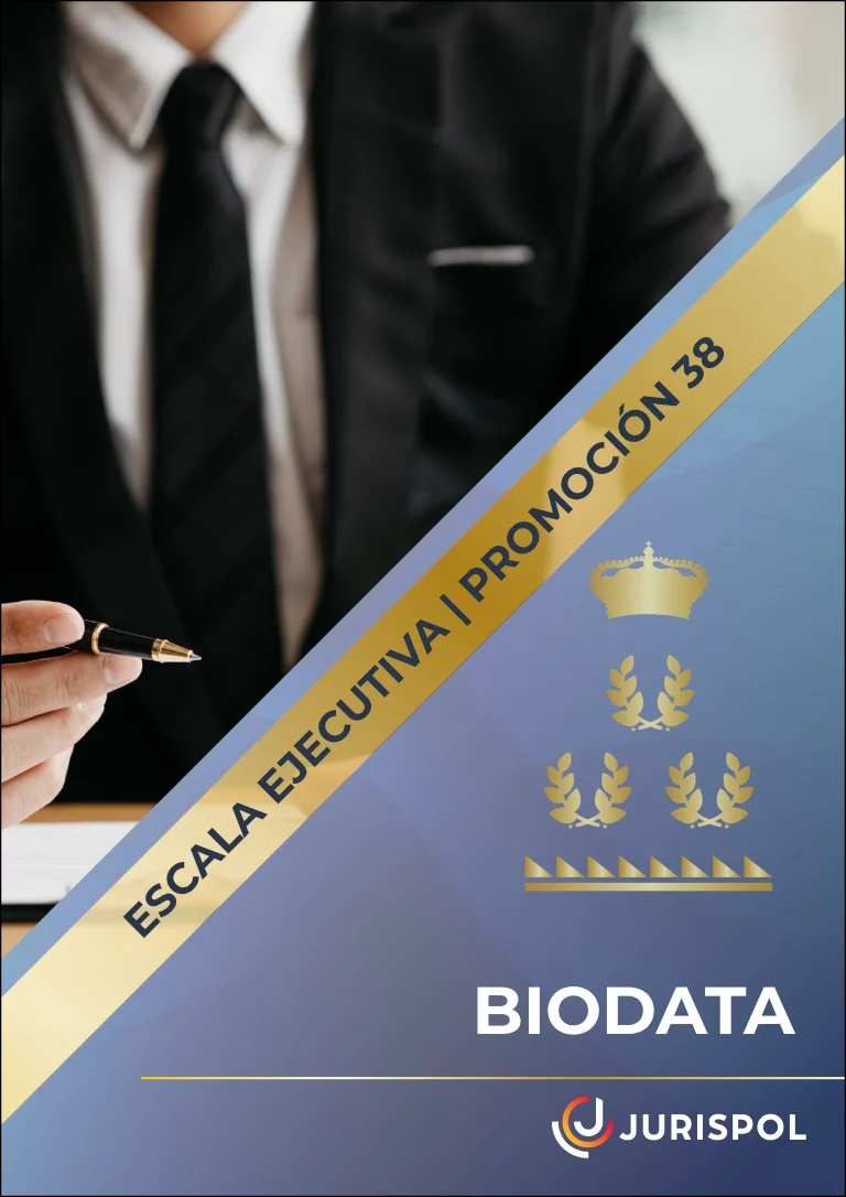 portada examen biodata escala ejecutiva promoción 38